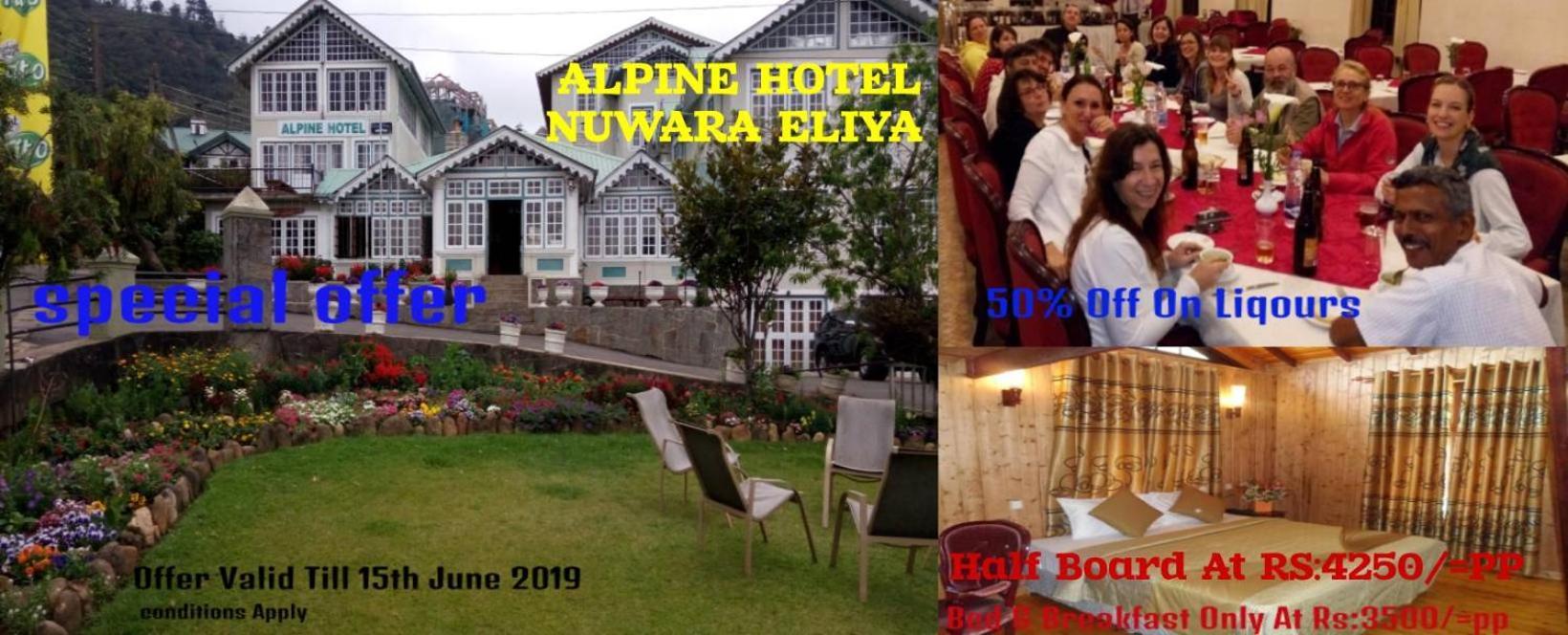 Alpine Hotel Nuwara Eliya Exteriör bild